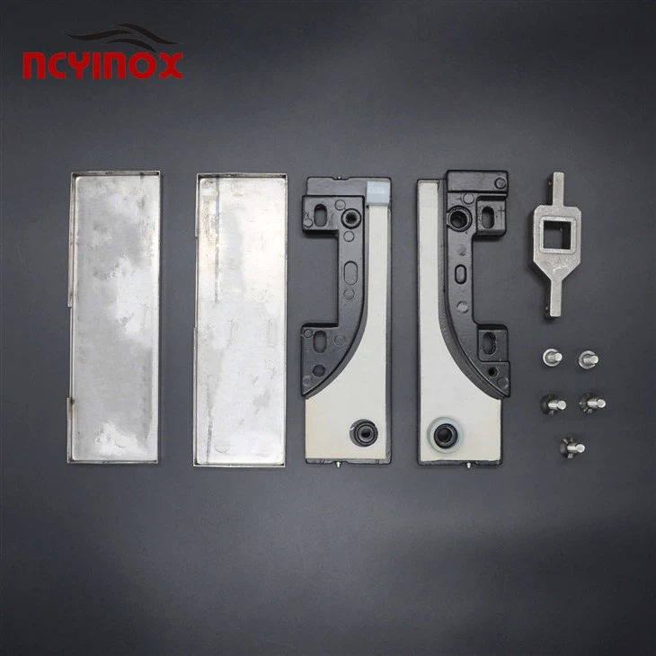 Stainless Steel Glass Door Accessories Patch Fitting For Frameless Glass Door